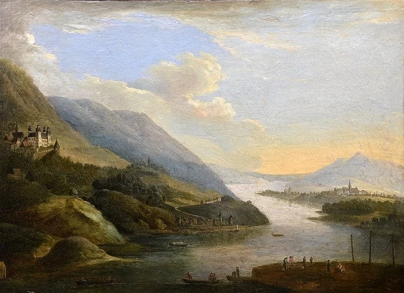 Johann Christian Vollerdt - Castello di Artstetten sul Danubio
